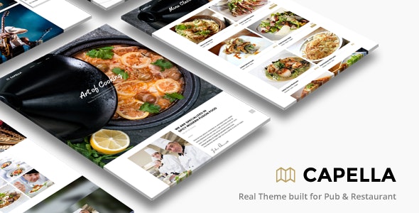 Capella - Tema WordPress para restaurantes y pubs