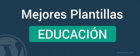 Mejores plantillas WordPress Educación colegios cursos
