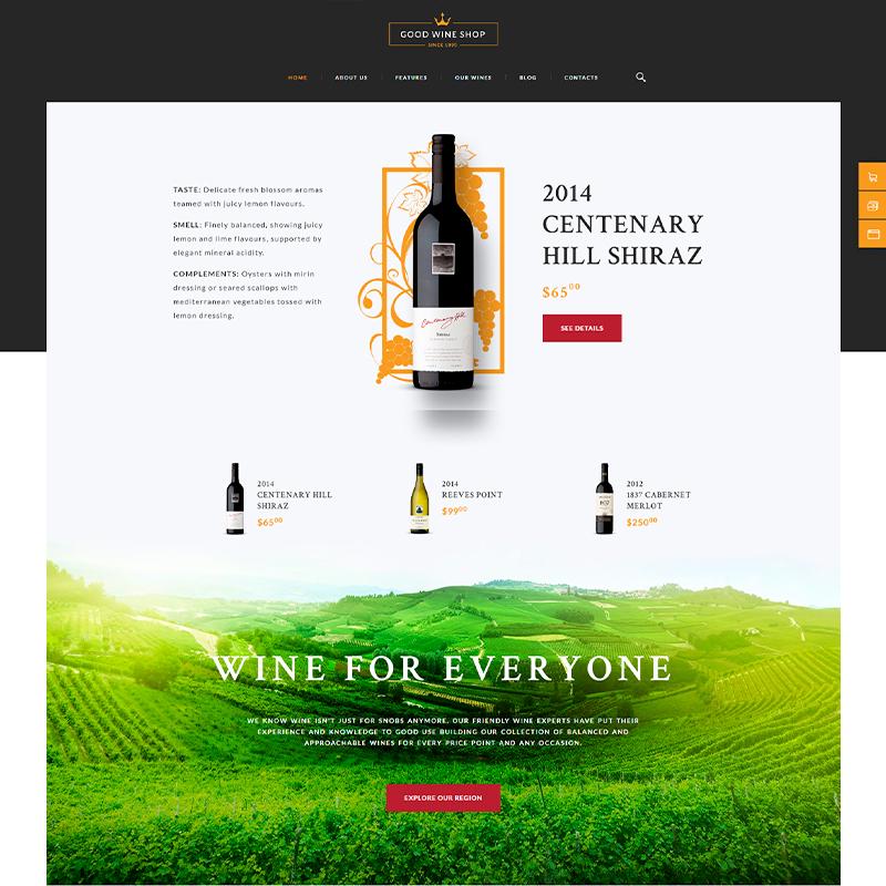 tema wordpress para blogs de vino