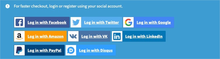 woocommerce social login